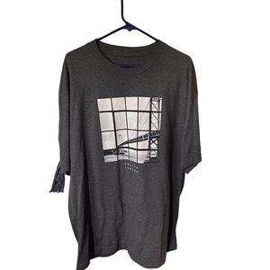 Travis Jensen Visual Tee Shirt Short Sleeves Graphic Golden Gate Bridge T XL